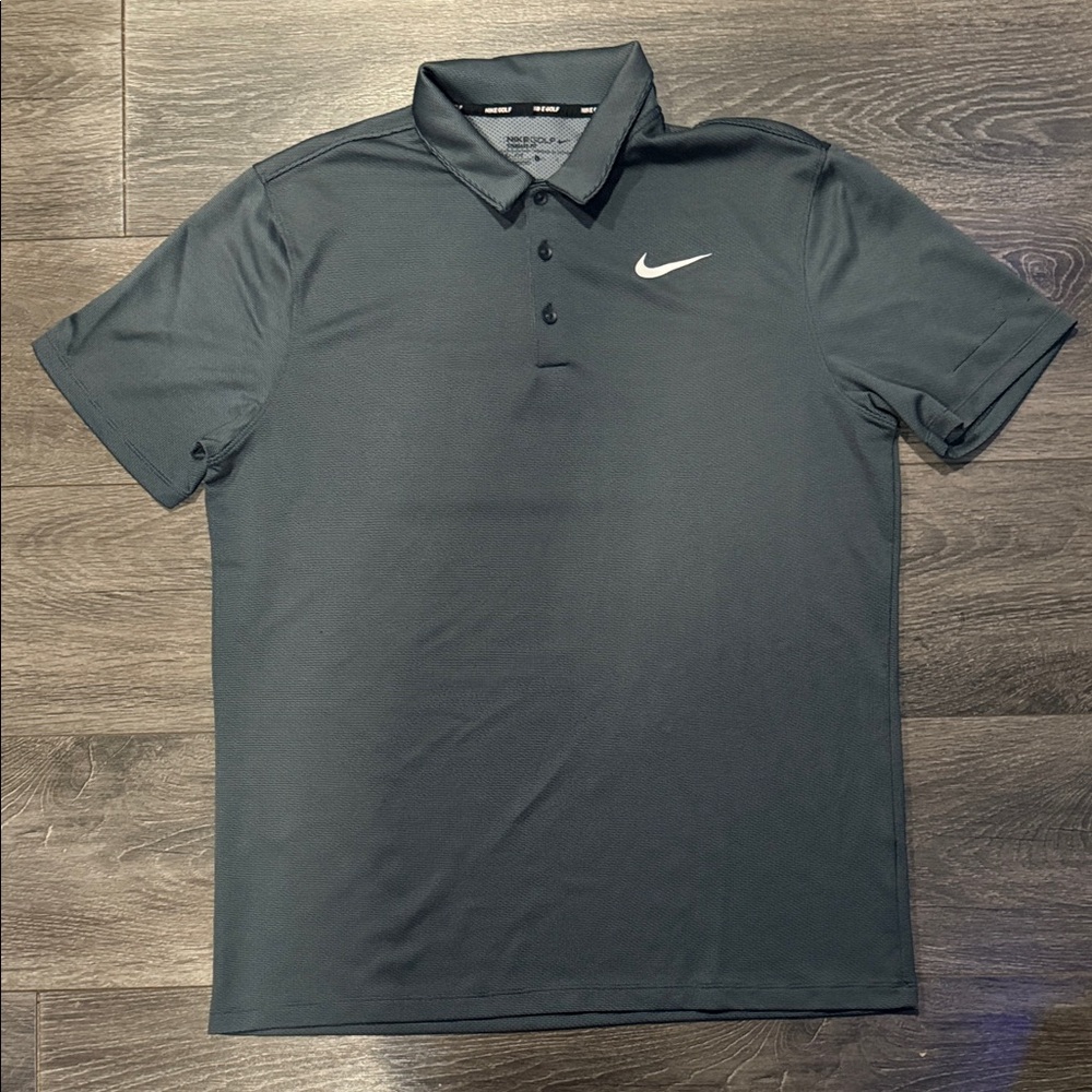 Nike Men's Dark Gray Polo Shirt